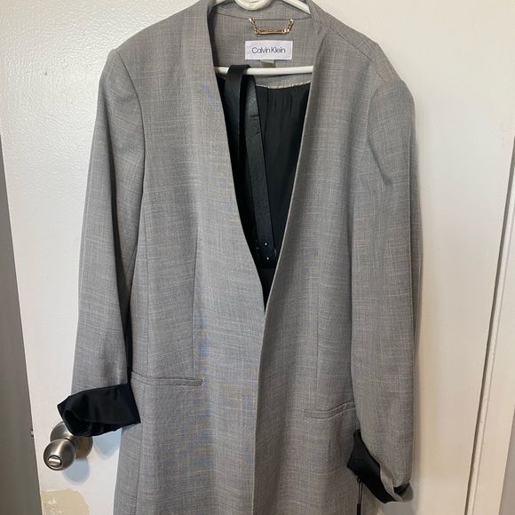 Calvin Klein Jackets & Blazers - long Calvin Klein blazer - Brand New size 14P with Tag